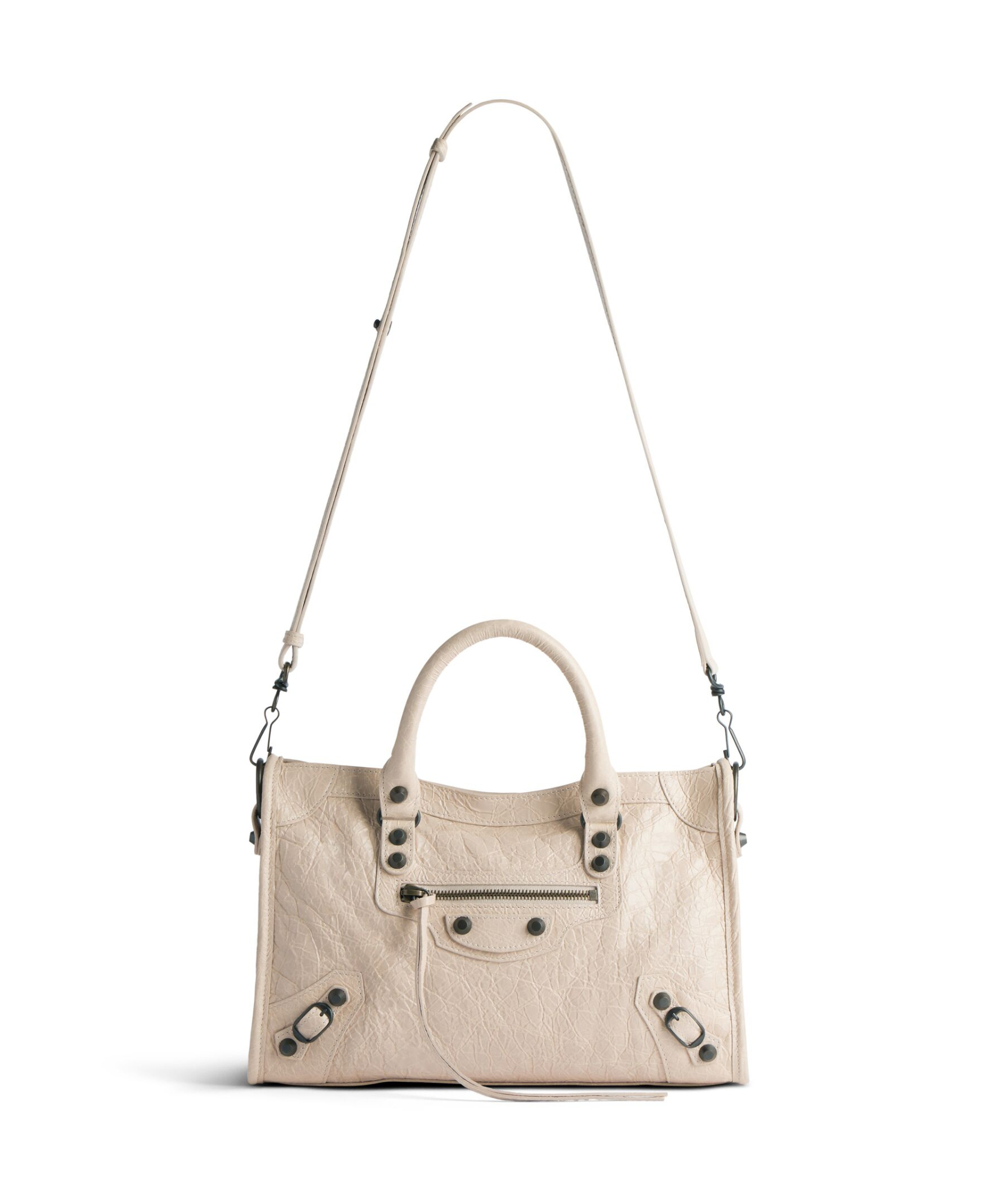 Shop Balenciaga Women's Le City Small Bag In Light Beige In Nude