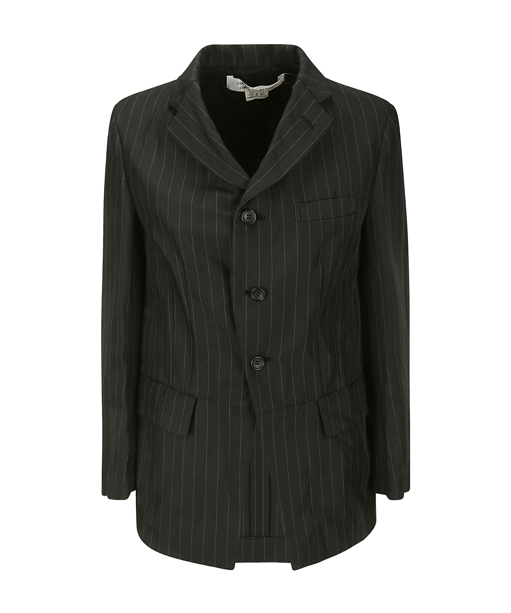 COMME DES GARÇONS LAPEL LONG-SLEEVED SUIT JACKET 