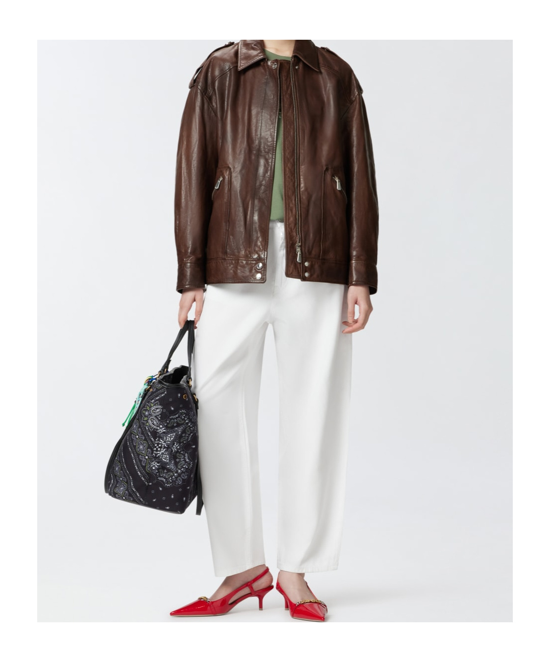 Shop Pinko Straight-leg Jeans In White