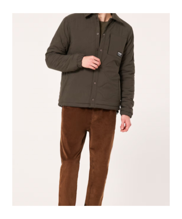 Oakley Quilted Sherpa Jacket In New Dark Brush