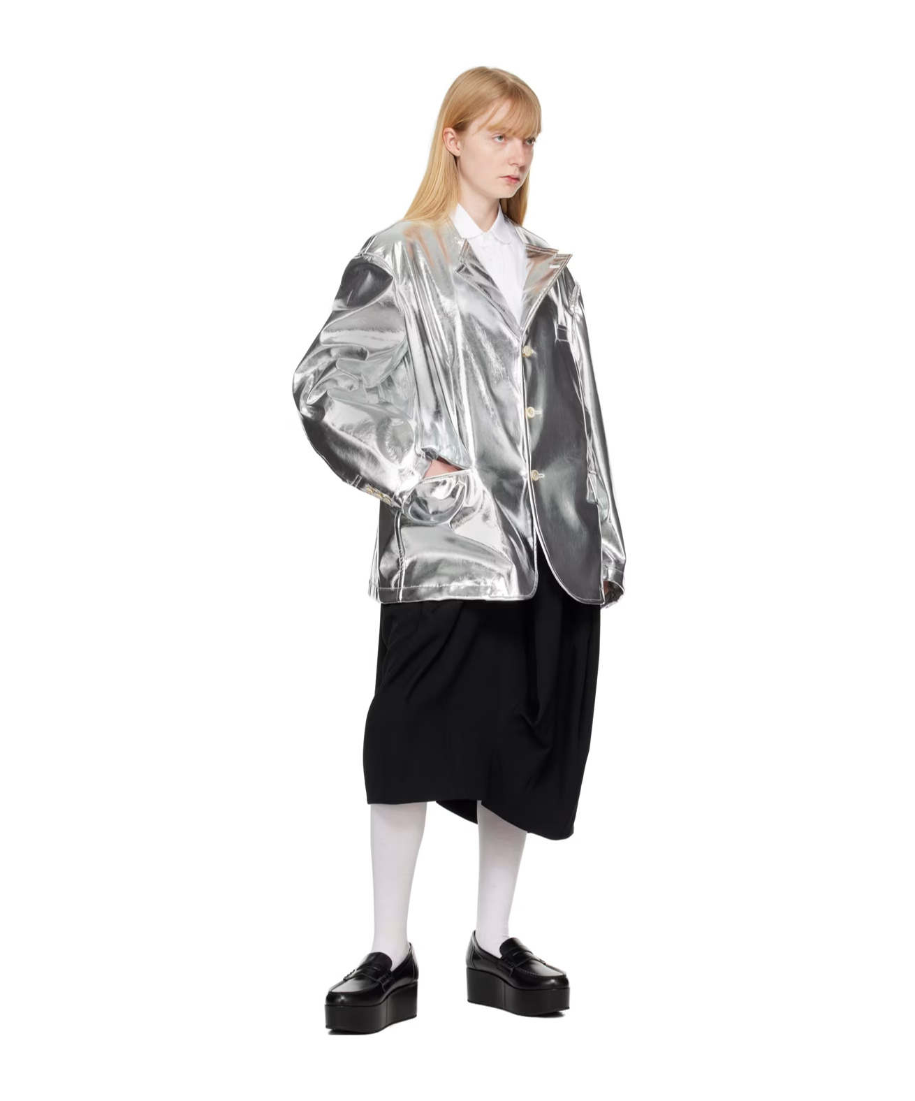 COMME DES GARÇONS SINGLE-BREASTED CASUAL JACKET 