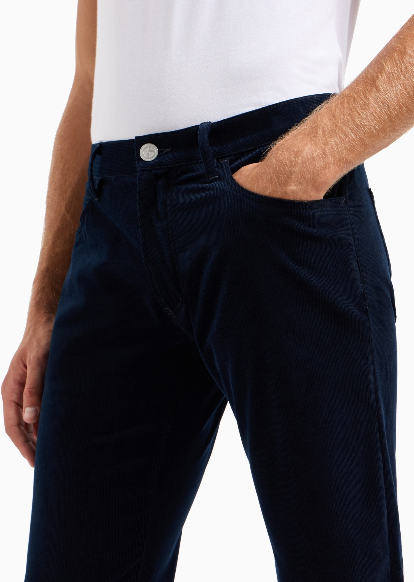 Giorgio Armani Straight Jeans In Blue
