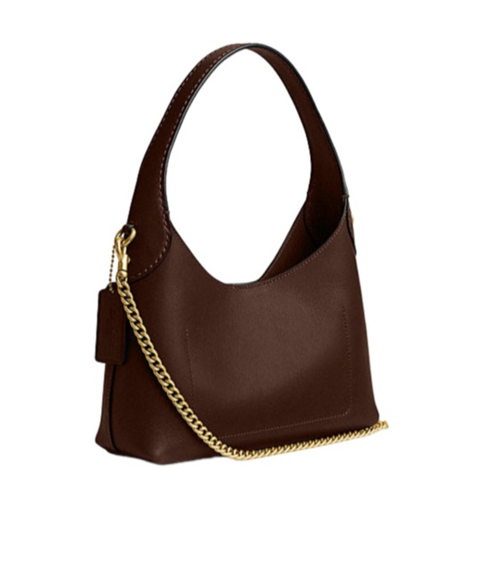 Coach Womens B4/maple Brooklyn 23 Leather Shoulder Bag