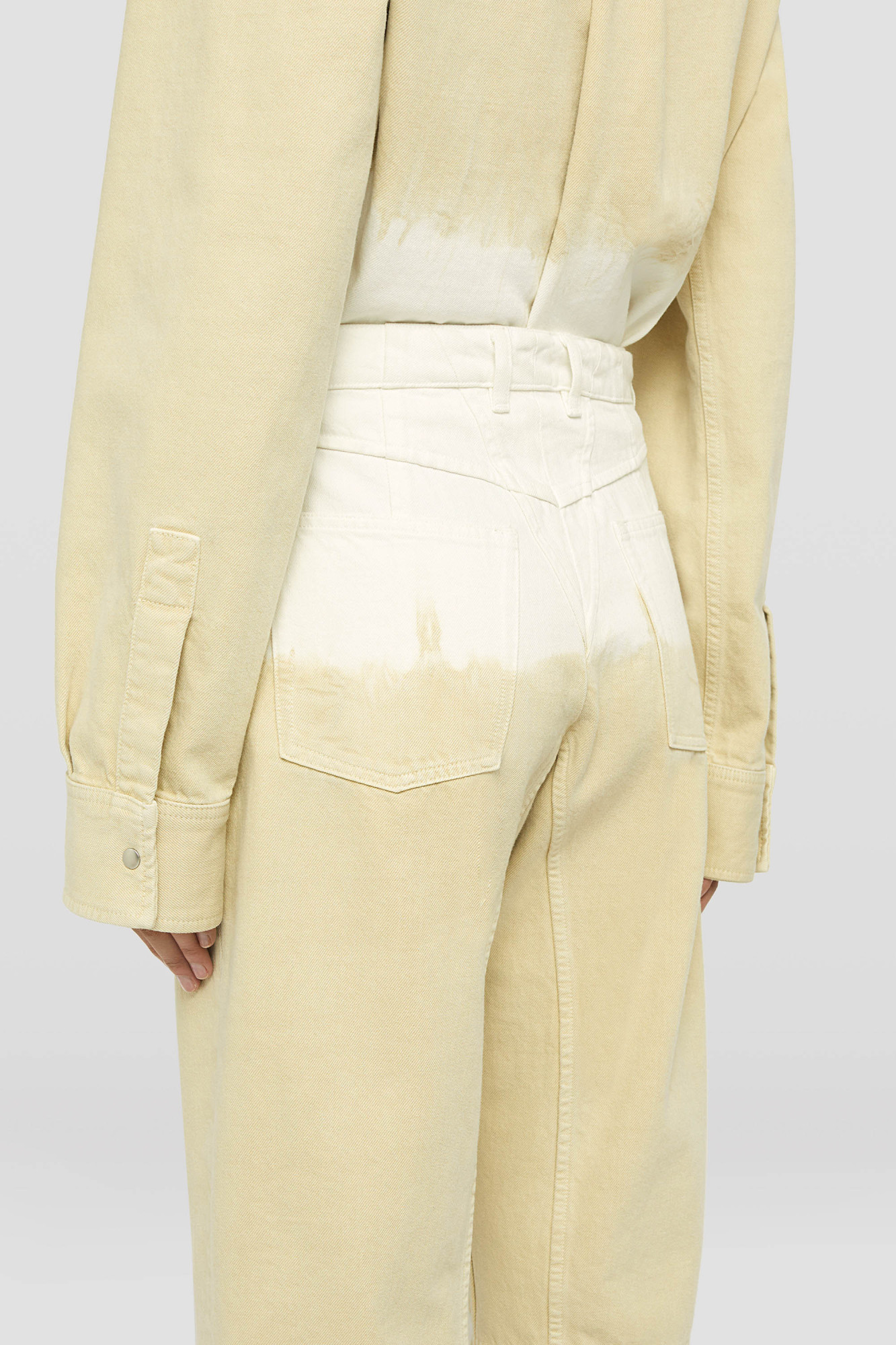 Jil Sander 69 Aw 20 Treated Trousers Almond In Nude