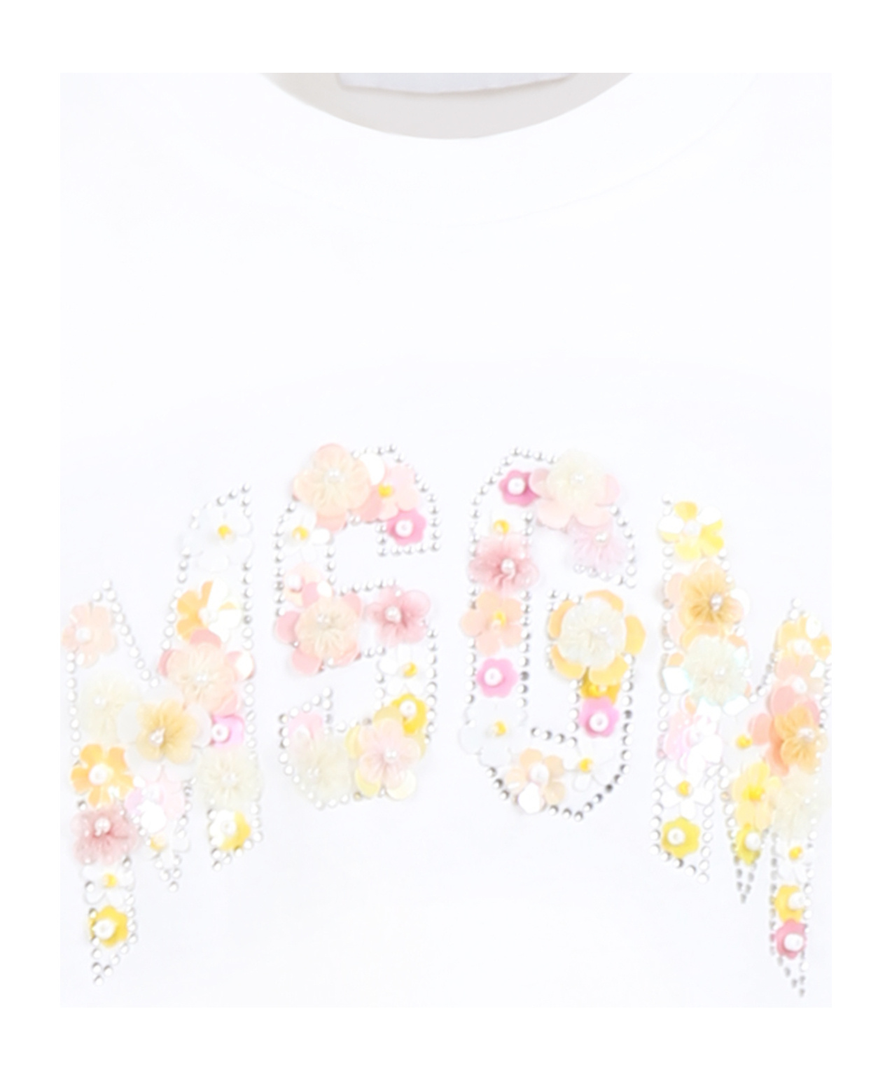 Msgm Short-sleeved T-shirt In White