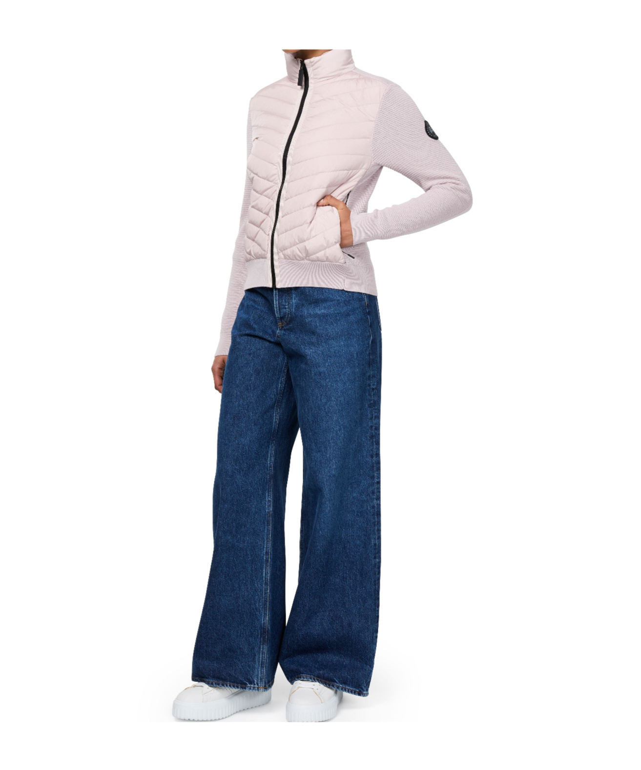 Canada Goose Hydrige Knit Jacket In Pink
