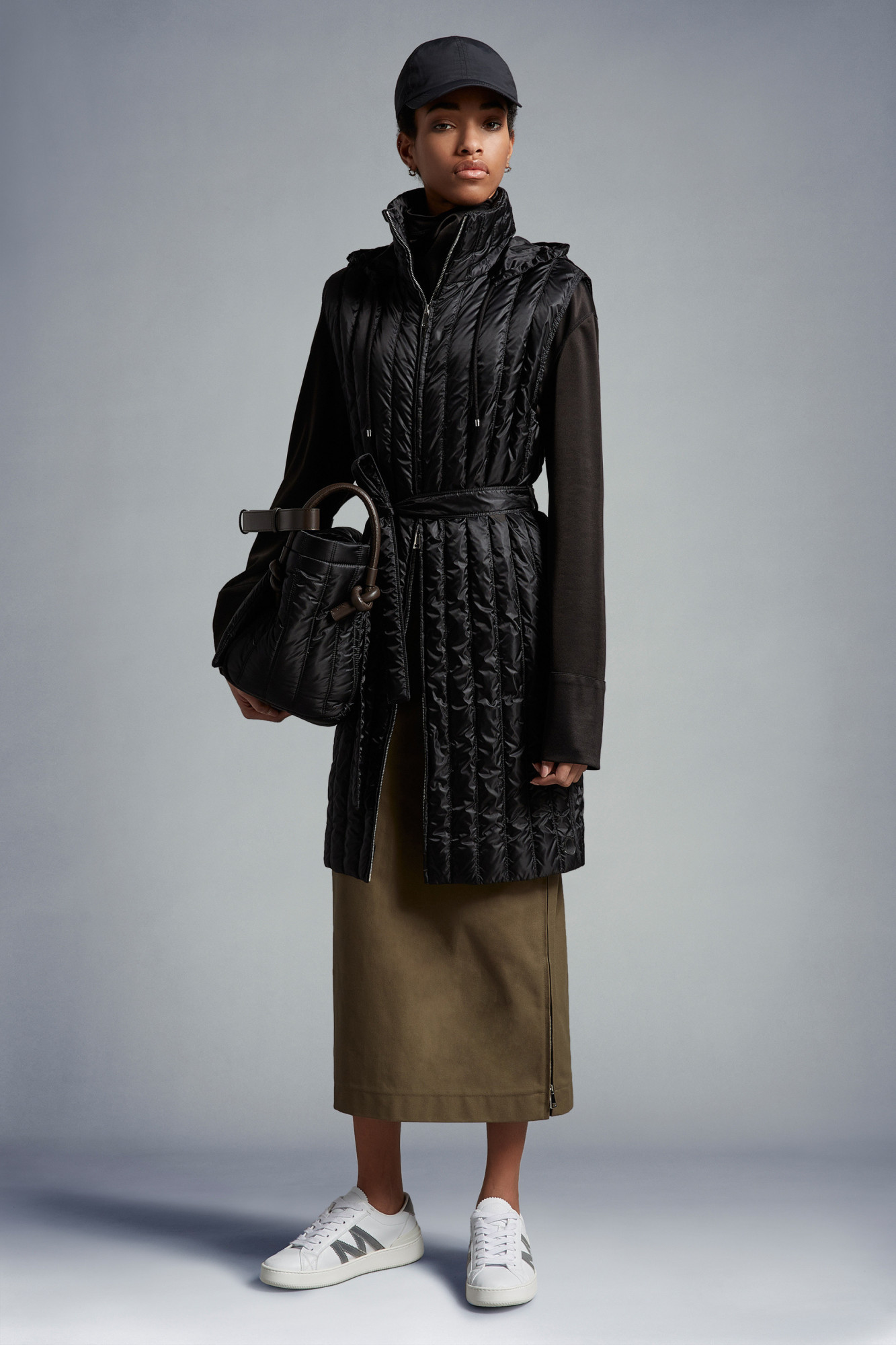 MONCLER DRAVA LONG DOWN GILET