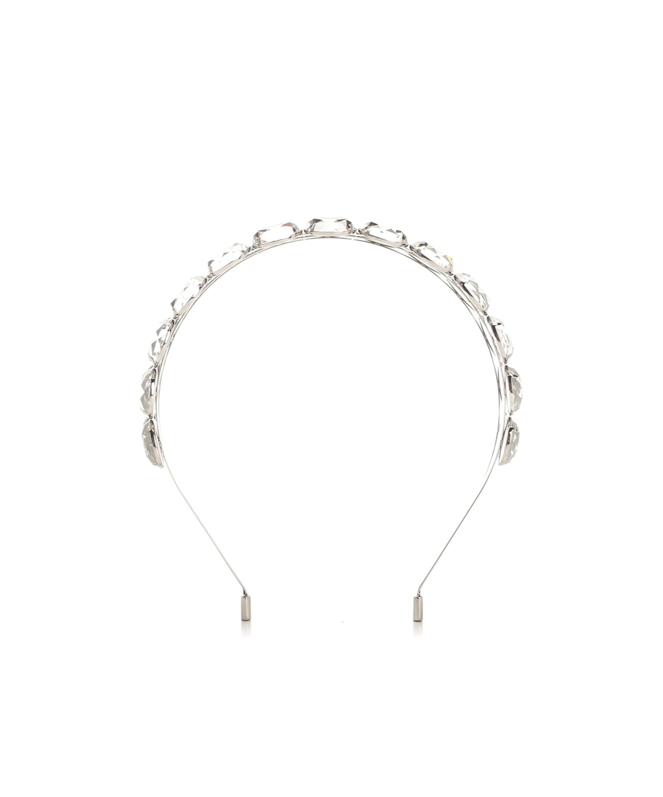 Jimmy Choo Double Headband Jewelry Silver In Silver