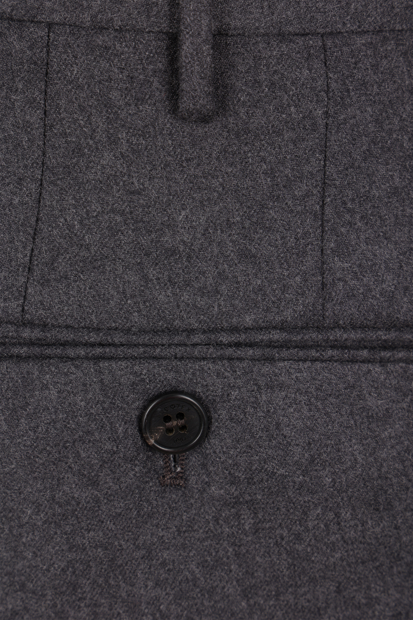 Incotex Tailored Wool Trousers In Black