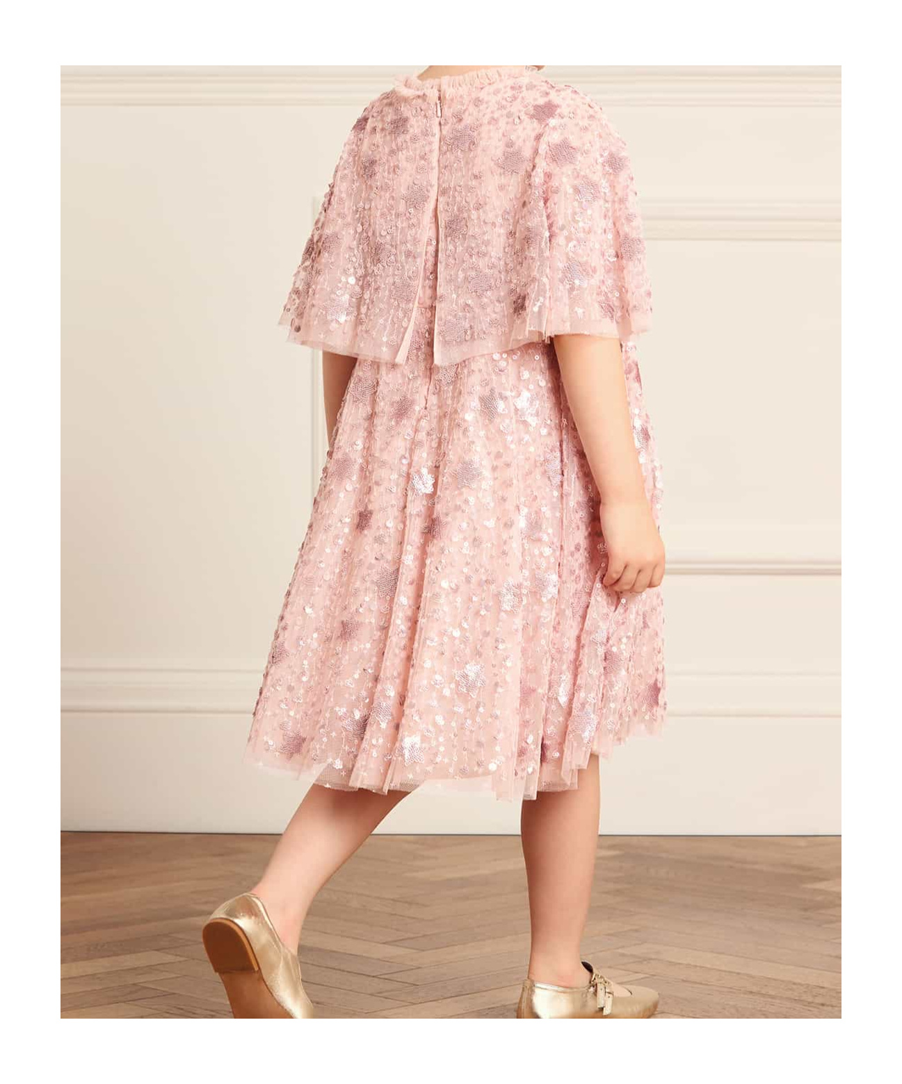 Needle & Thread Meteor Dress In Pink