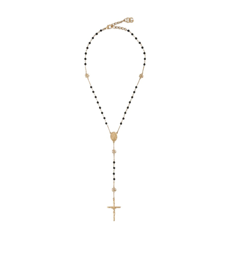 Dolce & Gabbana Rosary-style Necklace In Gold