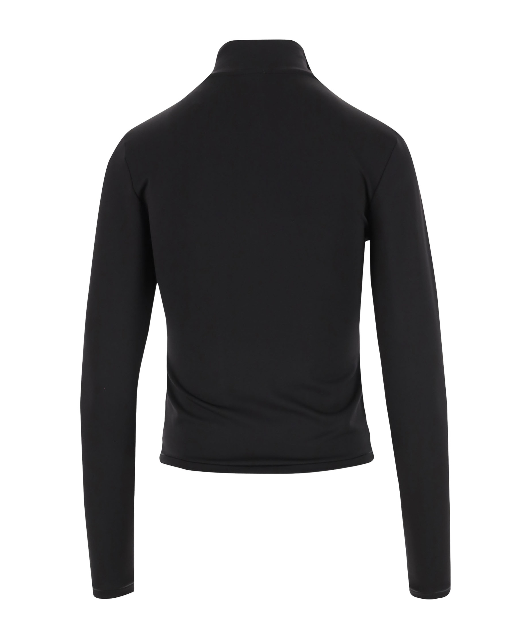 Pinko Stretch Nylon Jersey With Logo In Black
