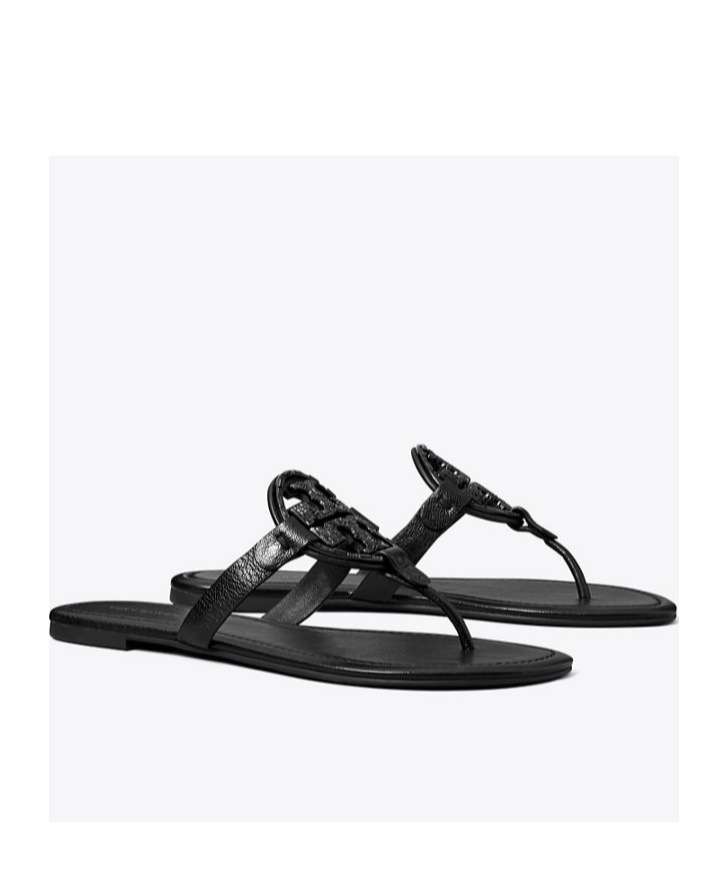 Tory Burch Miller Soft Sandal In Black