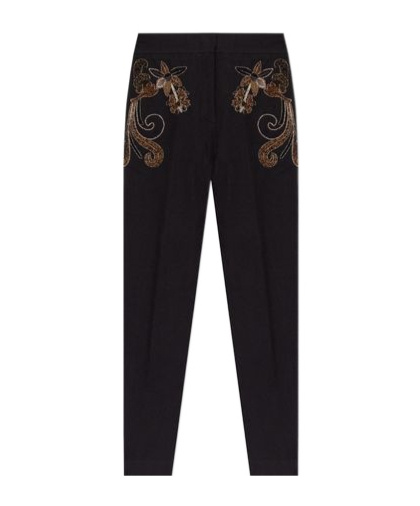 Forte Forte Trousers With Shimmering Appliqués