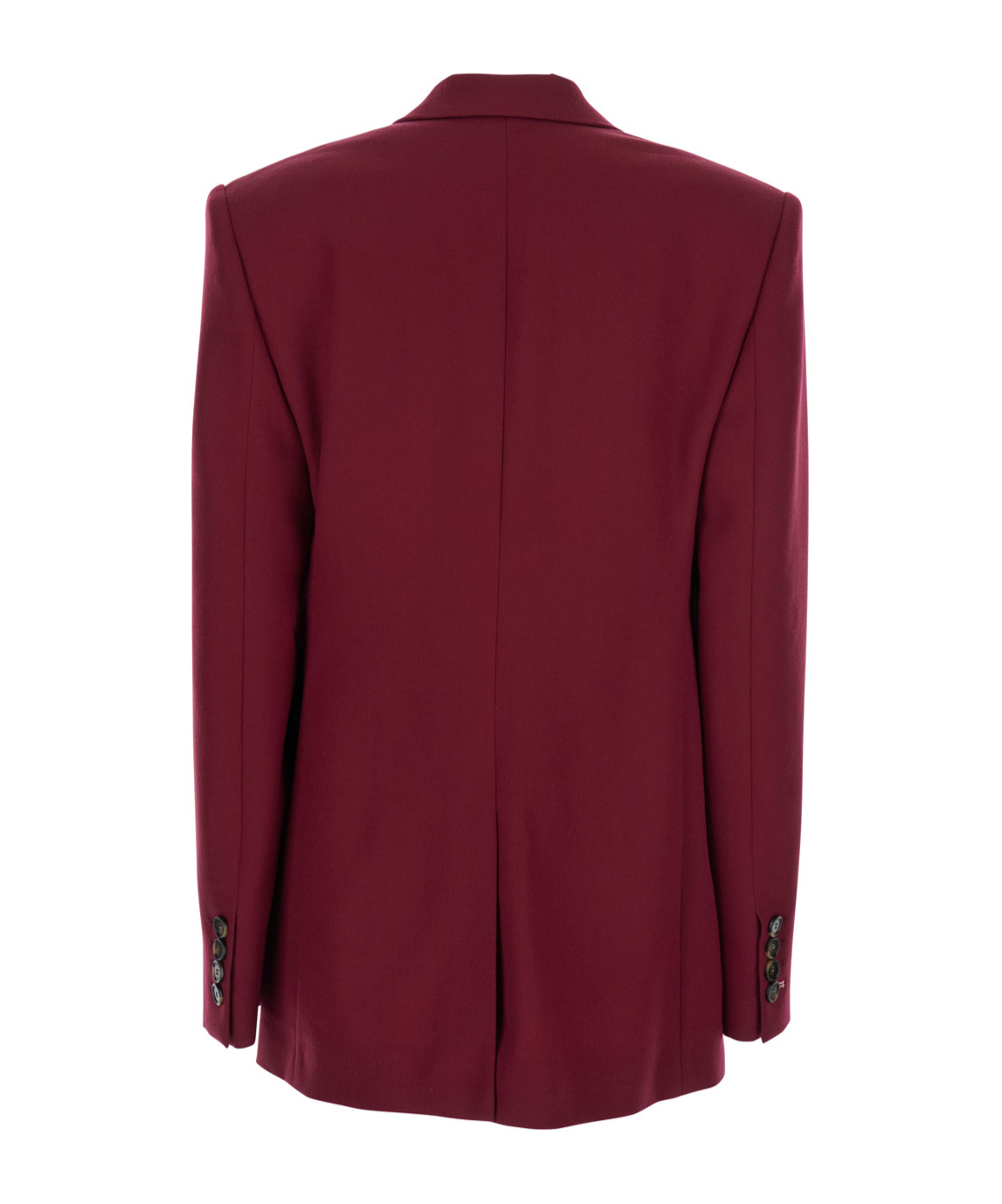 Stella Mccartney Single-breasted Blazer In Burgundy