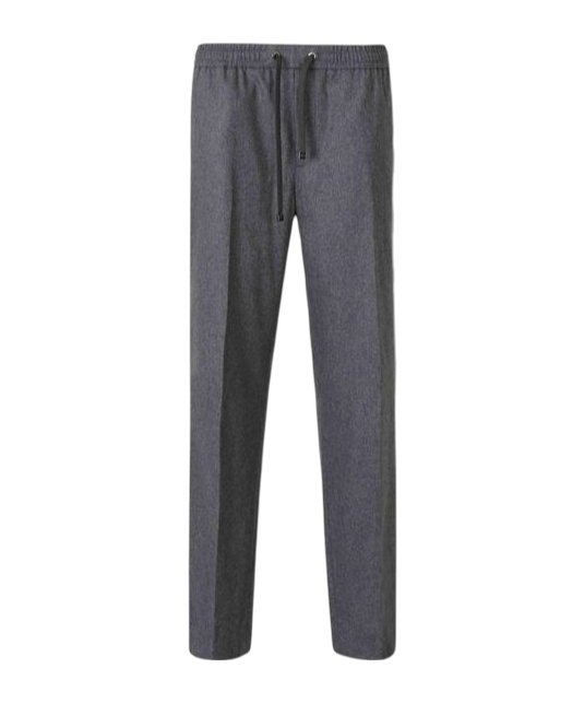 Moncler Drawstring-waist Trousers In Gray