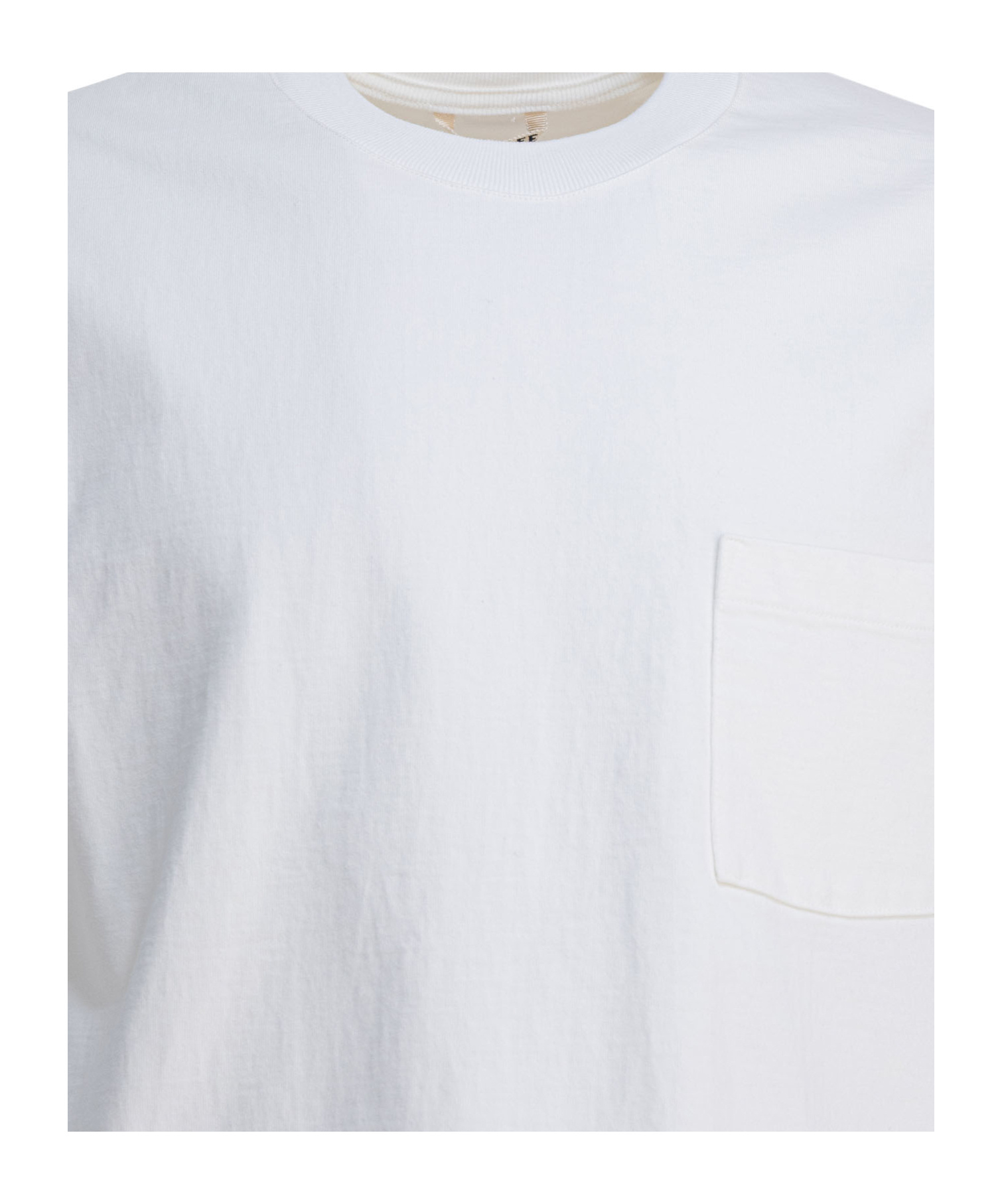 Auralee Crew-neck Cotton T-shirt In White