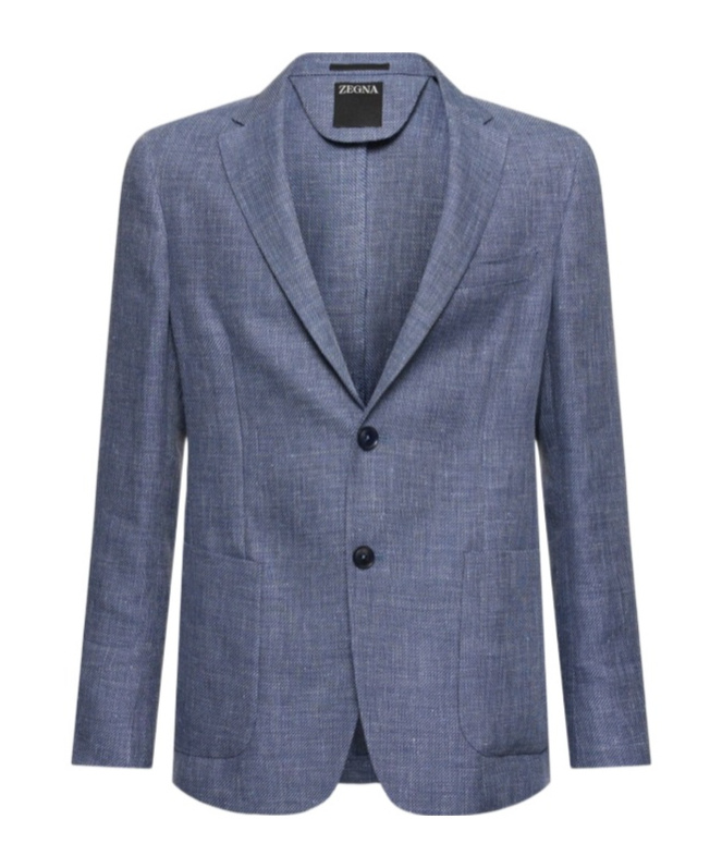 ZEGNA SINGLE-BREASTED SUIT JACKET