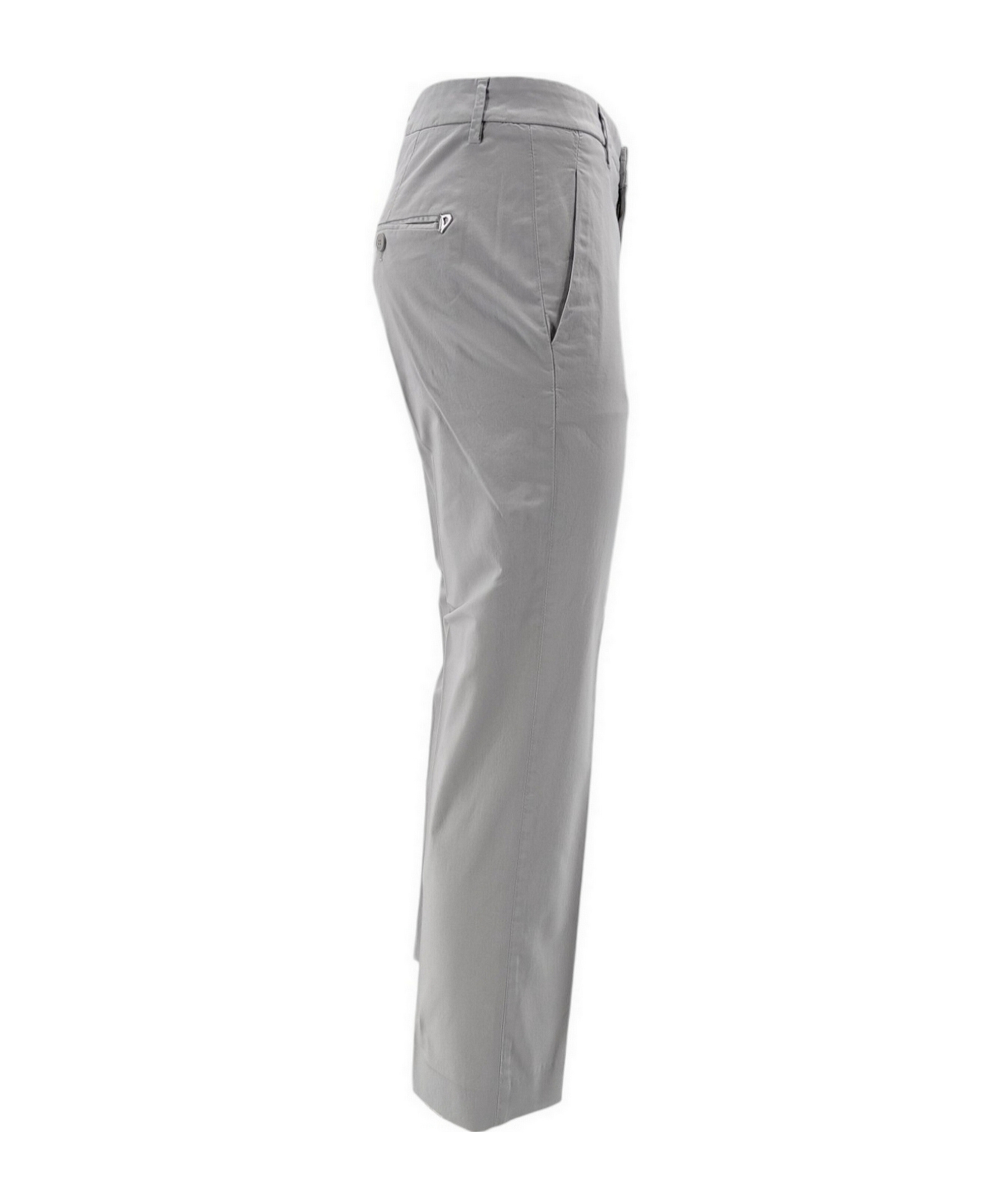 Dondup Belt Loop Casual Pants In Gray