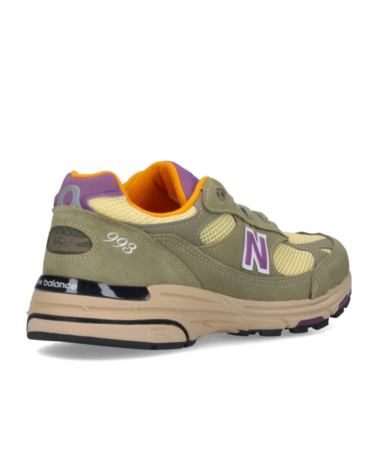 New Balance Khaki Made In Usa 993 Sneakers In Nude