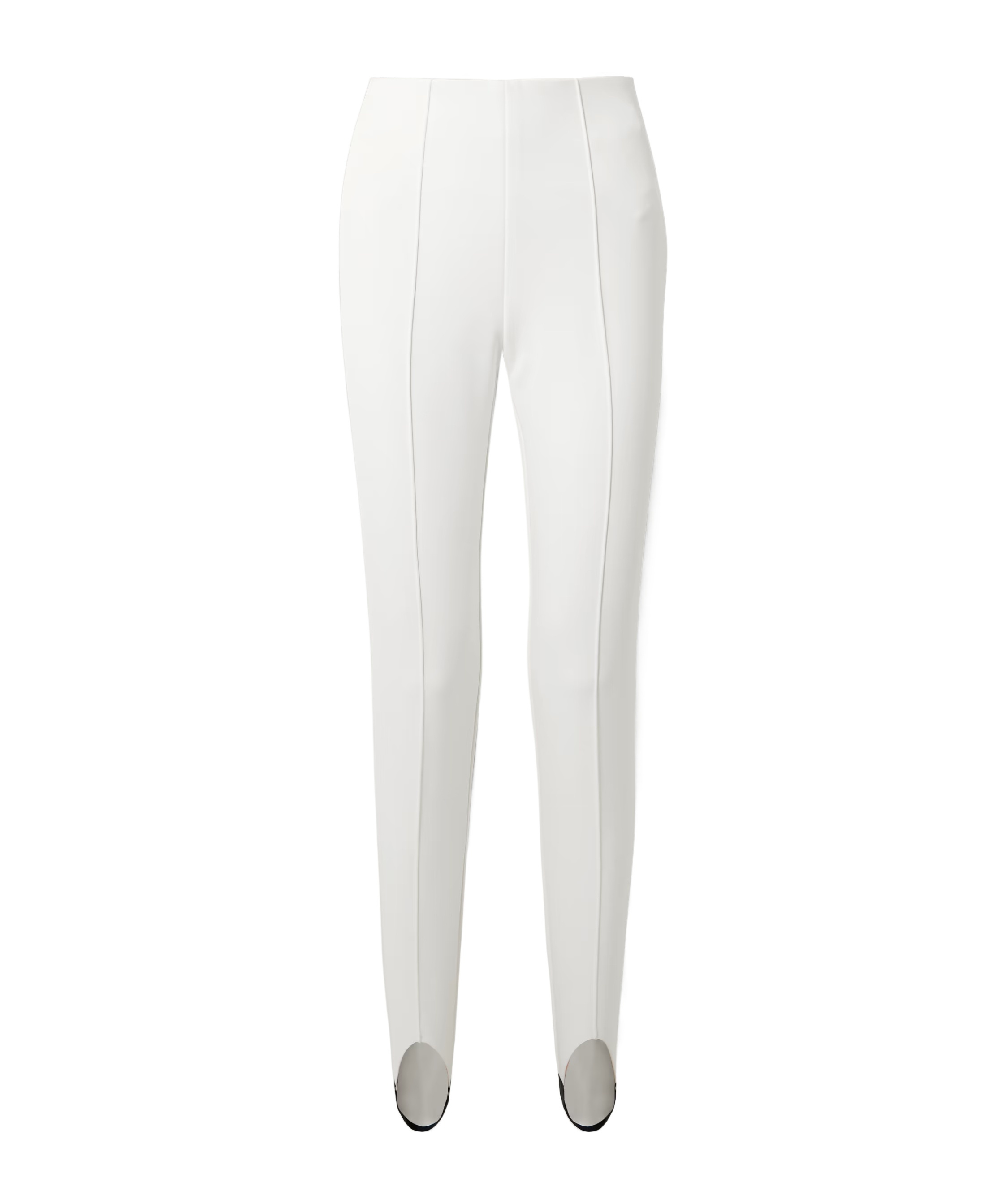 Bogner Elaine Embroidered Stretch Stirrup Ski Pants In White
