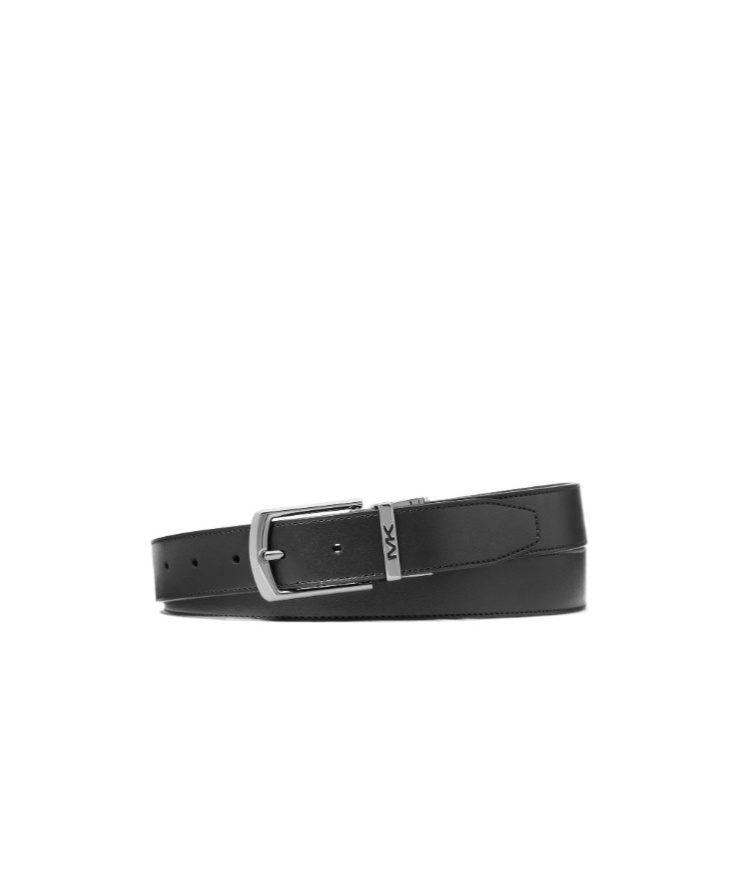 Michael Kors Logo-engraved Monogram Printed Belt In Brown