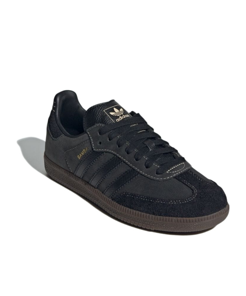 Adidas Originals Samba 'core Black/crystal Sand' Sneakers In Black