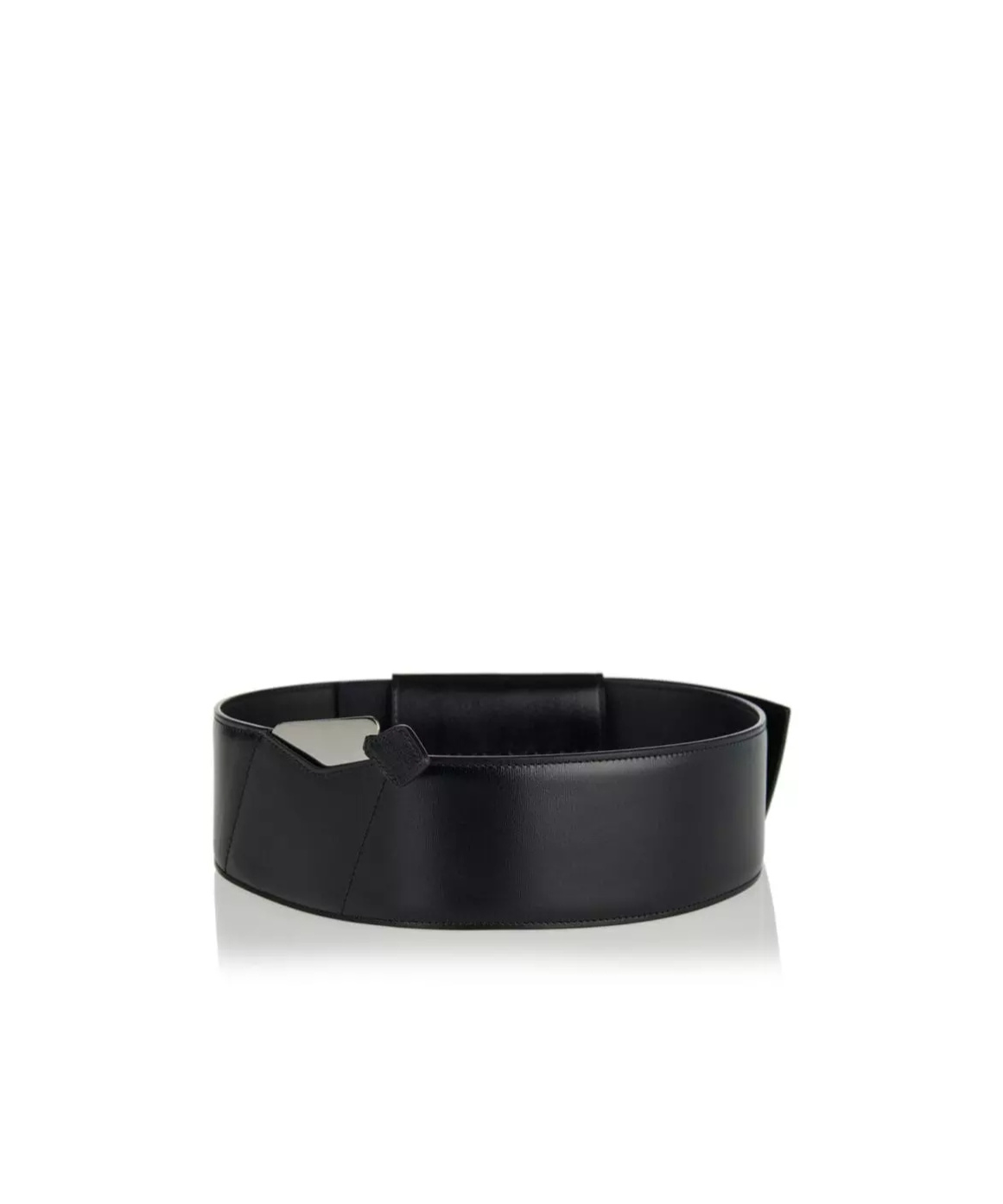 Alaïa Knot Leather Belt In Black