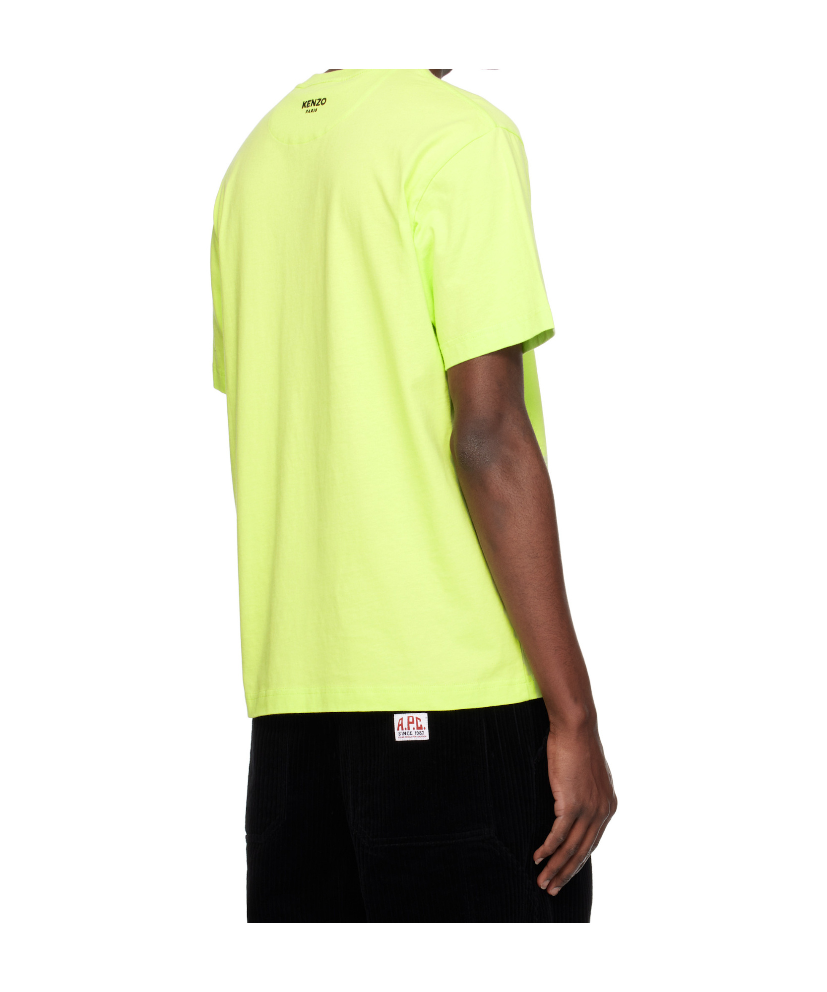 Kenzo Short-sleeved T-shirt In Yellow