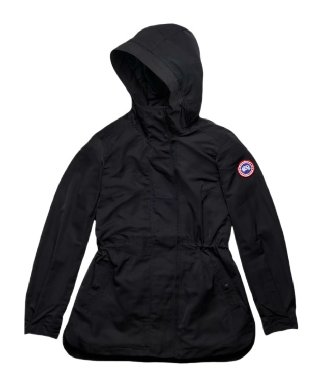 Canada Goose Minden Hooded Windbreaker In Black