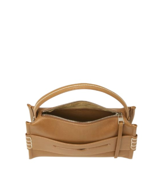 Jw Anderson Medium Loafer Shoulder Bag In Brown
