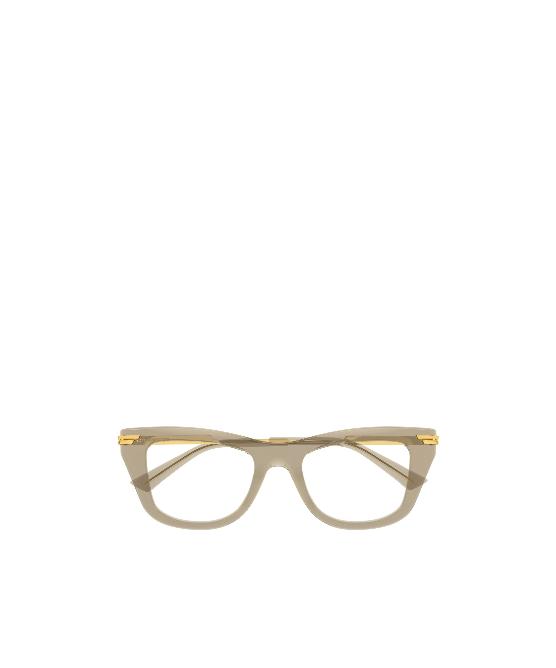 Bottega Veneta Full Frame Plain Mirror In Brown
