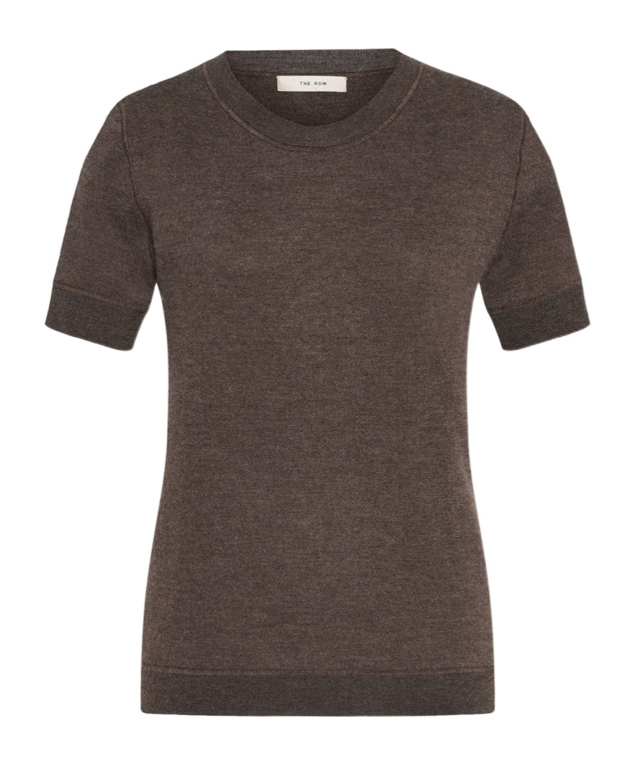 The Row Linnea Top In Cashmere In Brown