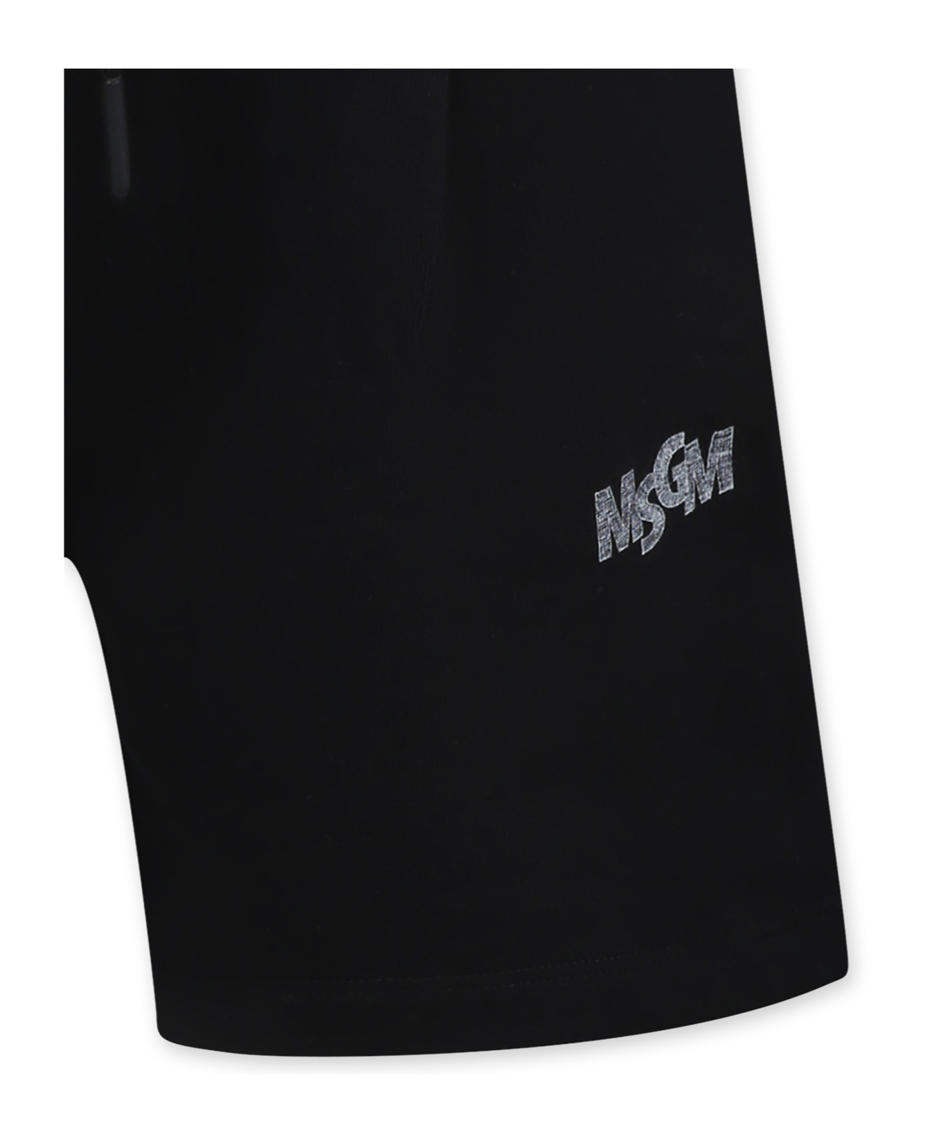 MSGM COTTON TRACK SHORTS