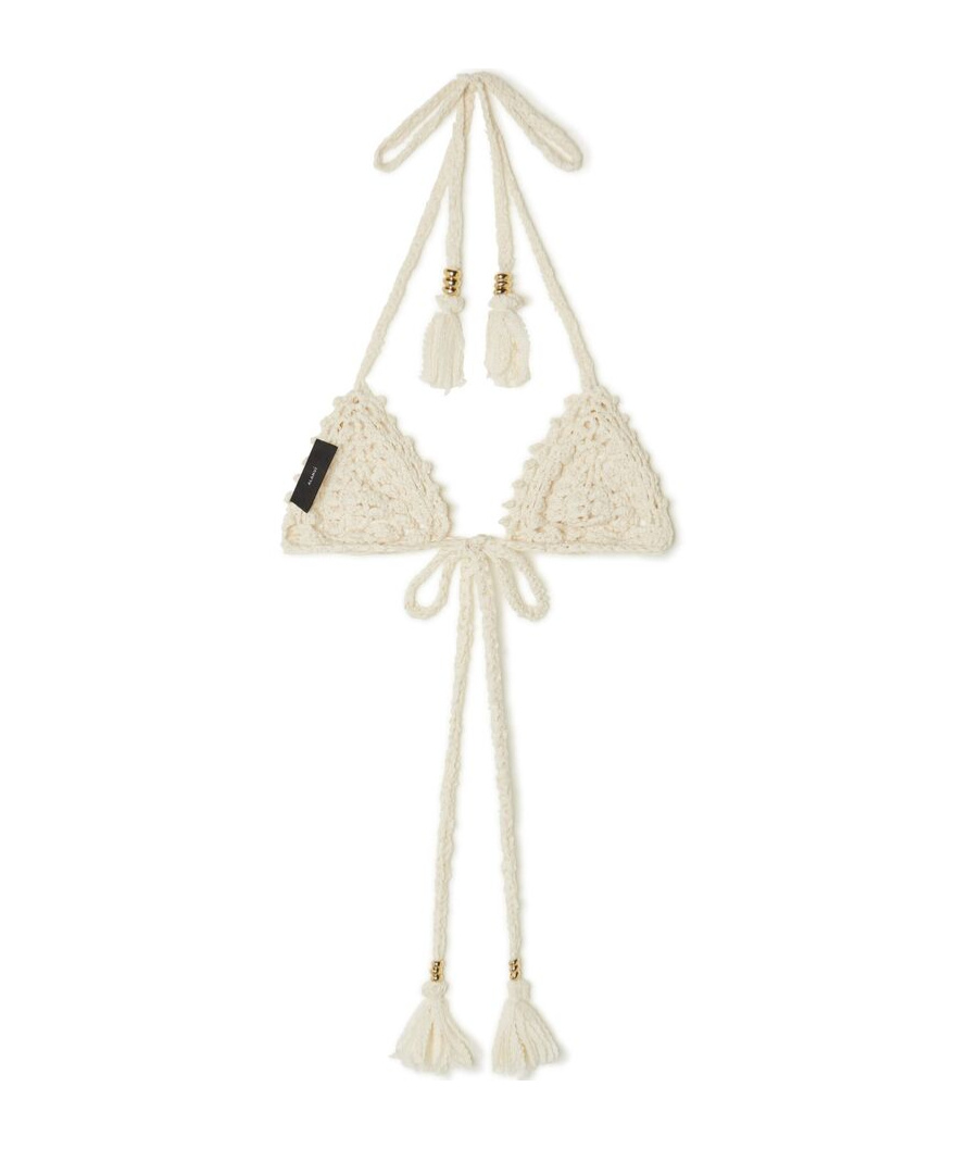 Alanui Cape Jasmine Bikini Top In Nude