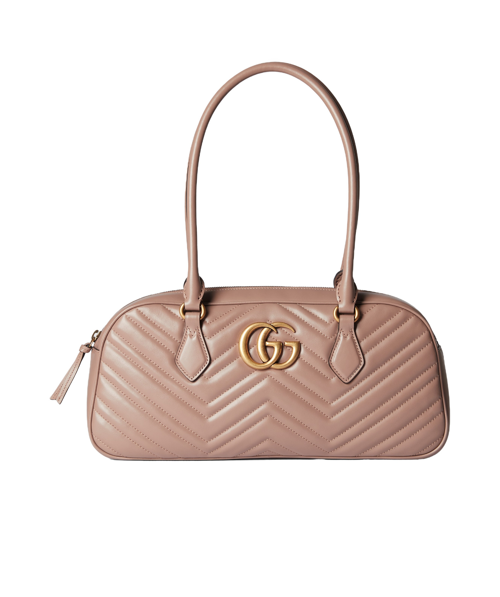 Gucci Medium Gg Marmont Tote Bag In Grey Rose
