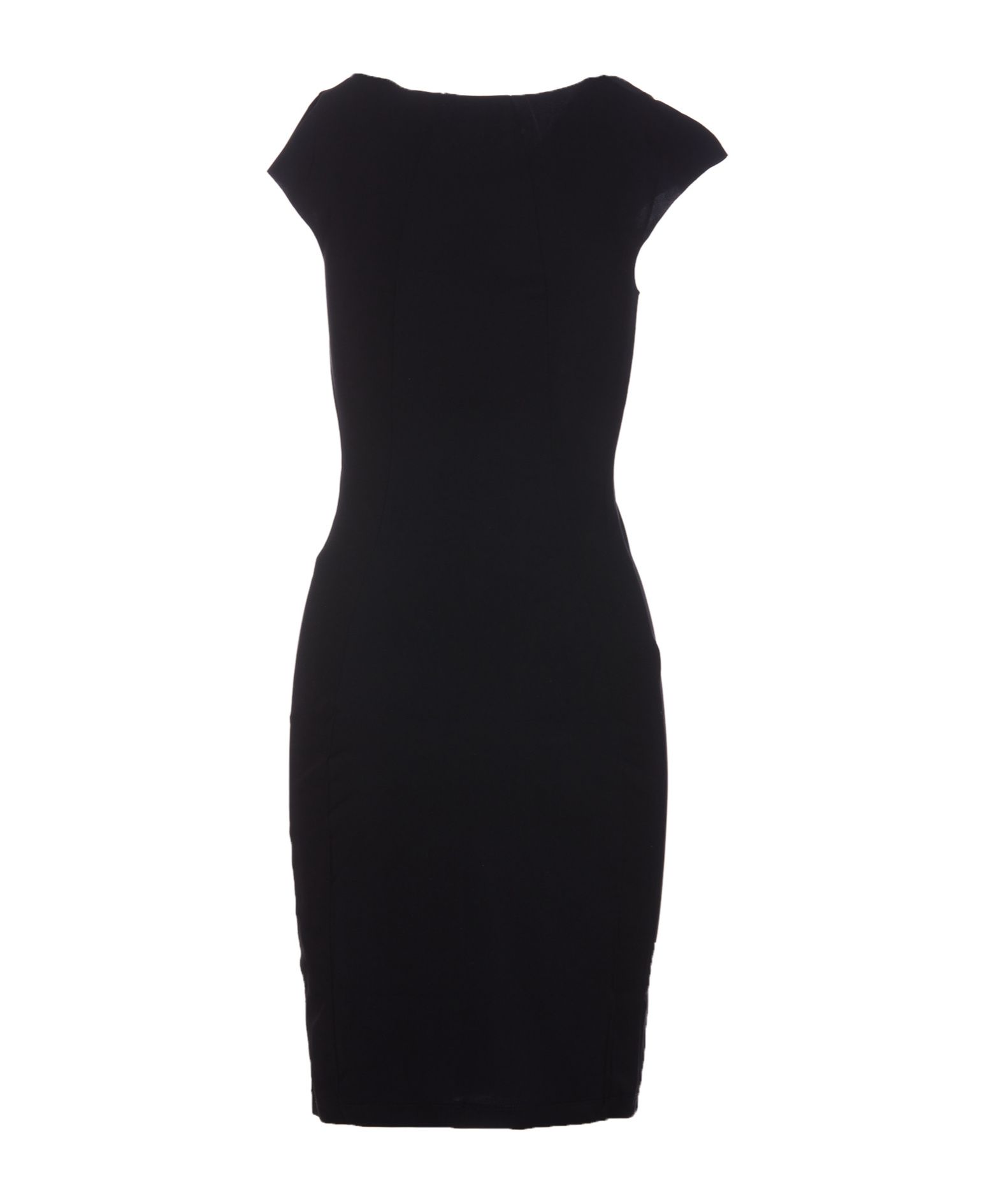 PATRIZIA PEPE CAP-SLEEVE MINI SHIFT DRESS