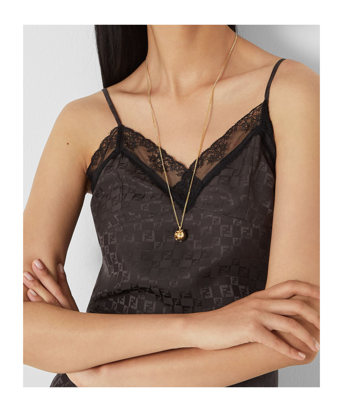 Fendi Gold-colored Necklace In Gold
