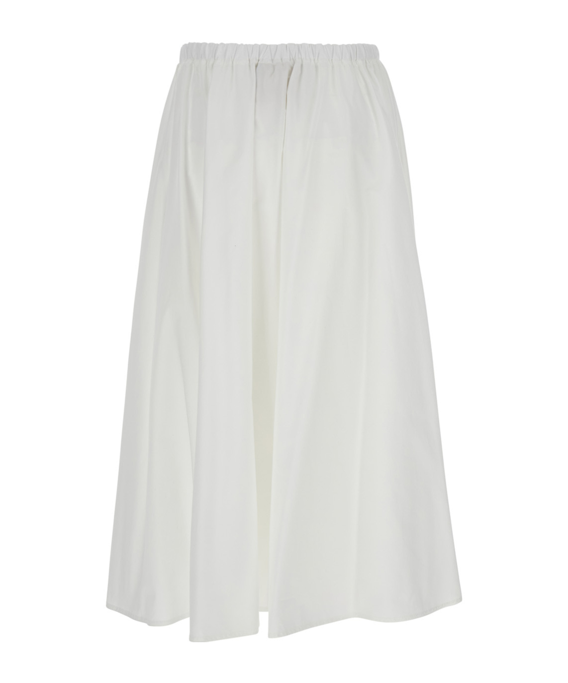 Semicouture Popeline Skirt In White
