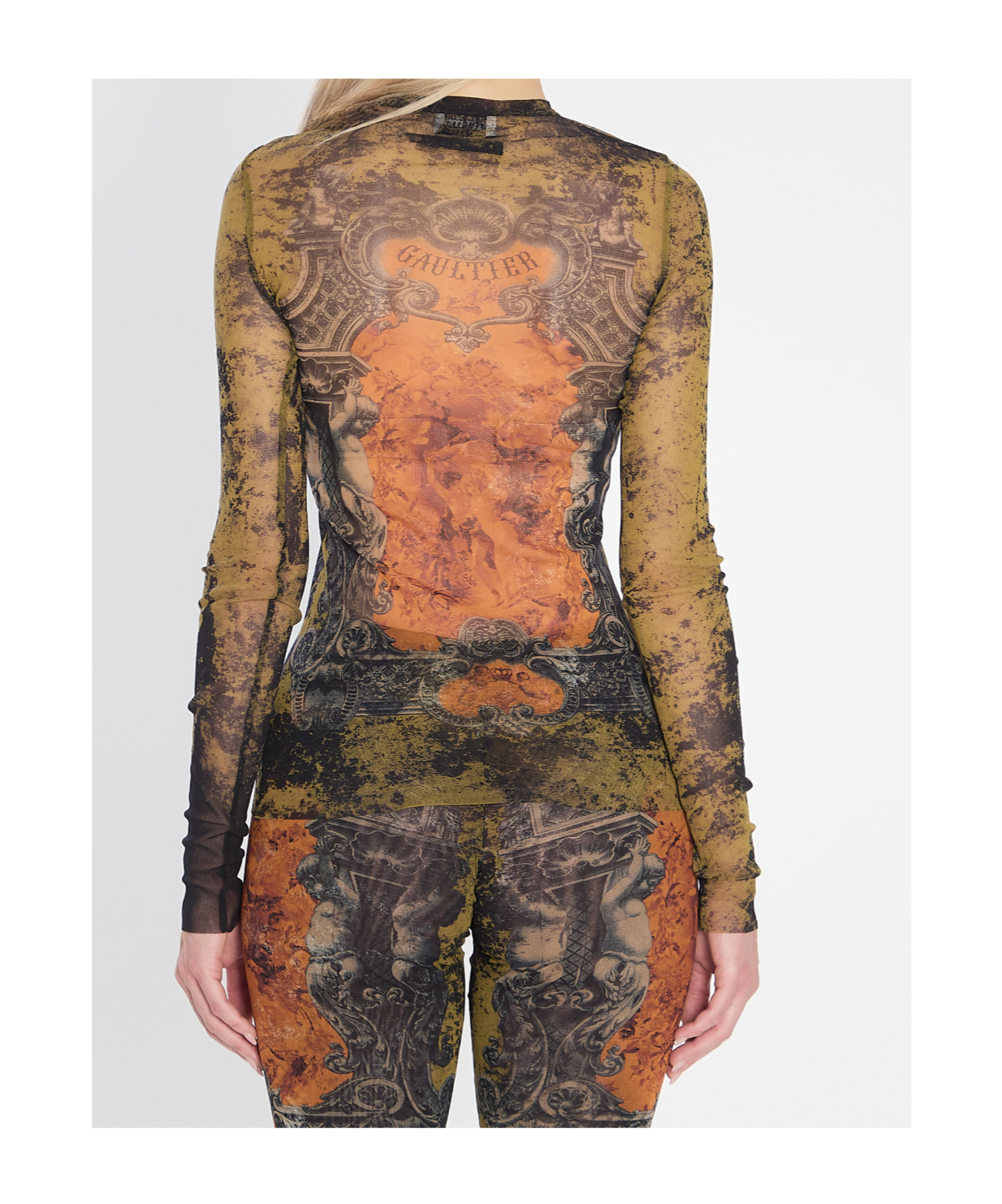 Jean Paul Gaultier Printed Tops In Multi