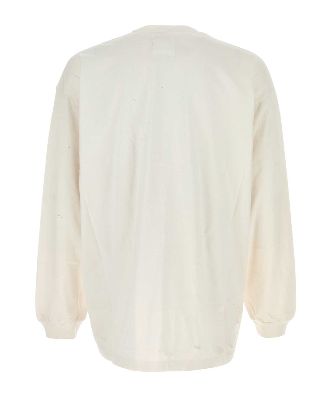 Doublet My Friend Distressed-effect T-shirt In White