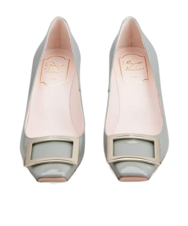ROGER VIVIER TROMPETTE PUMPS IN PATENT LEATHER