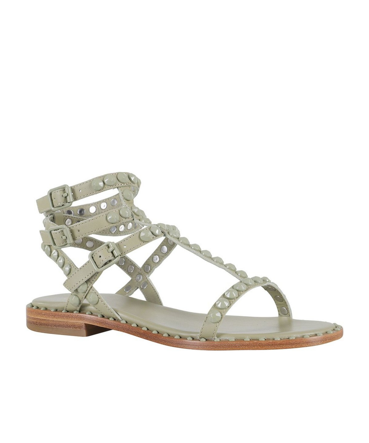 Ash Playbis Embellished Sandals In Nude