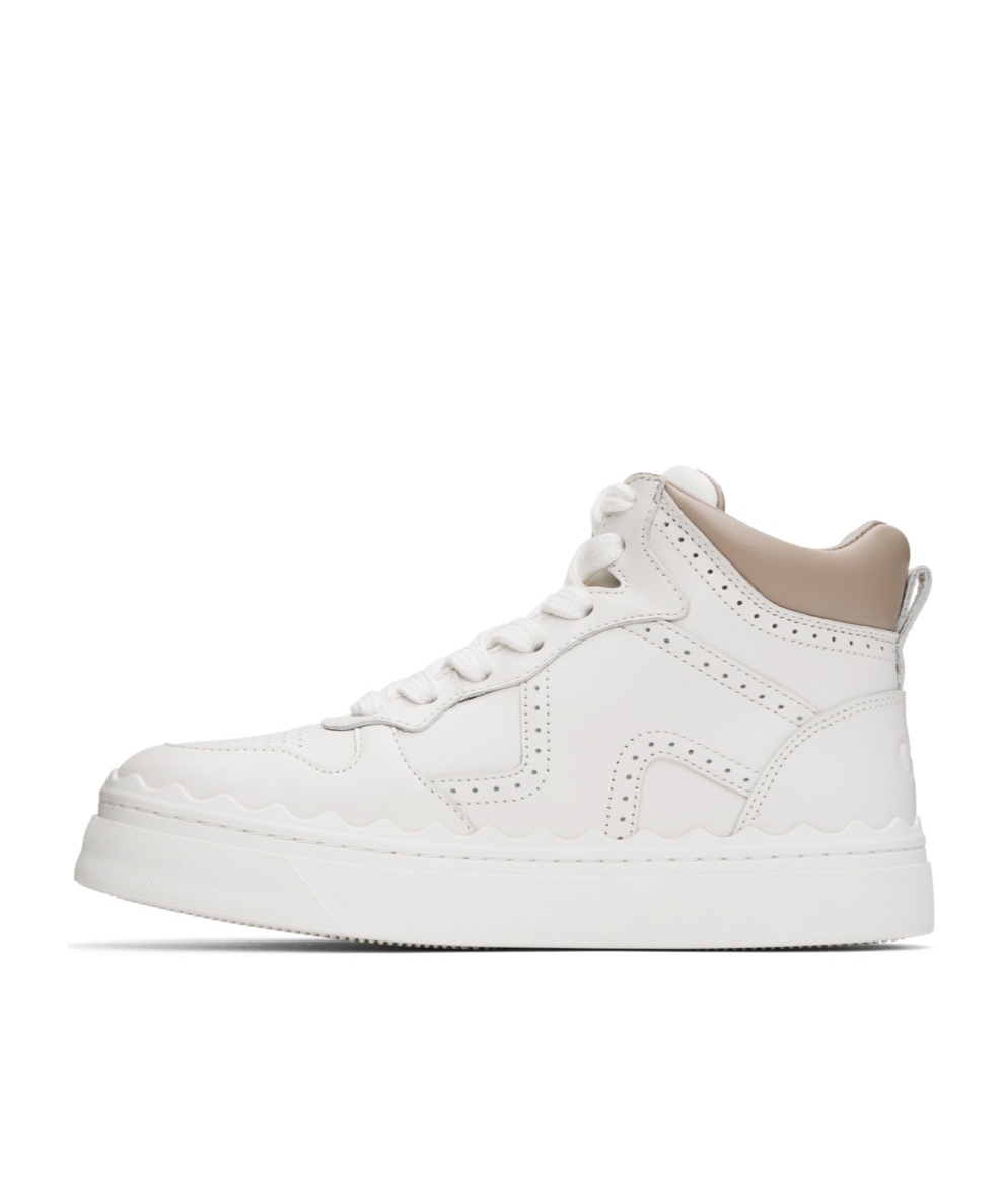 Chloé White Lauren Sneakers In White