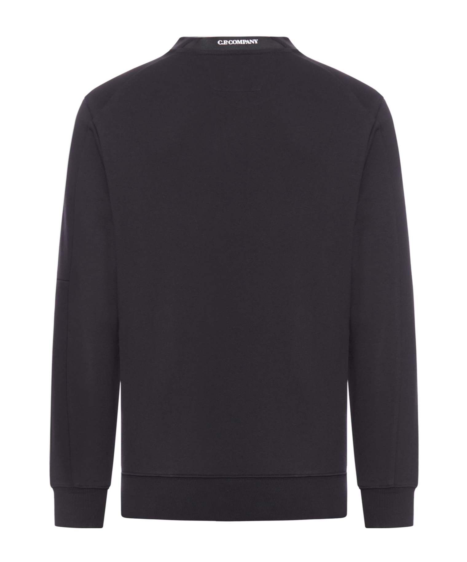 C.p. Company Crewneck Cotton Sweatshirt In Black
