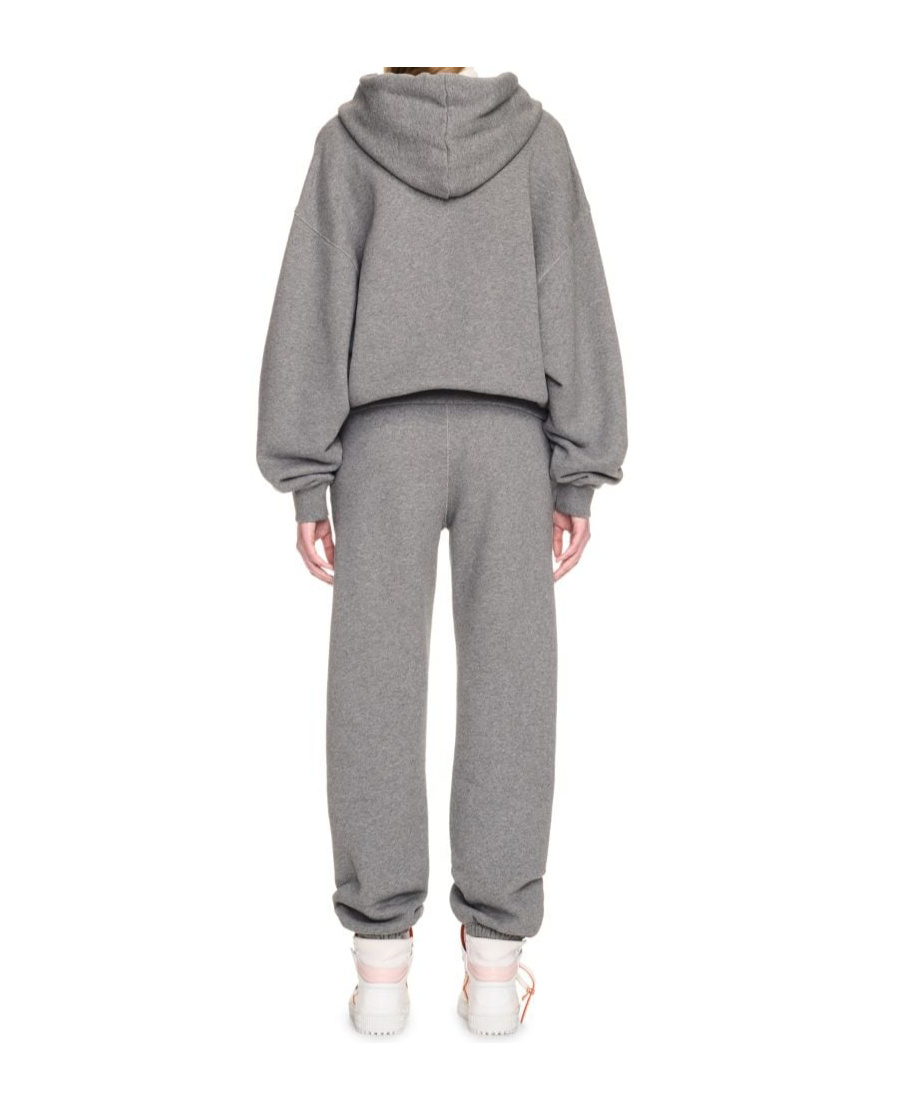 Off-white Logo-print Track Pants In Gray