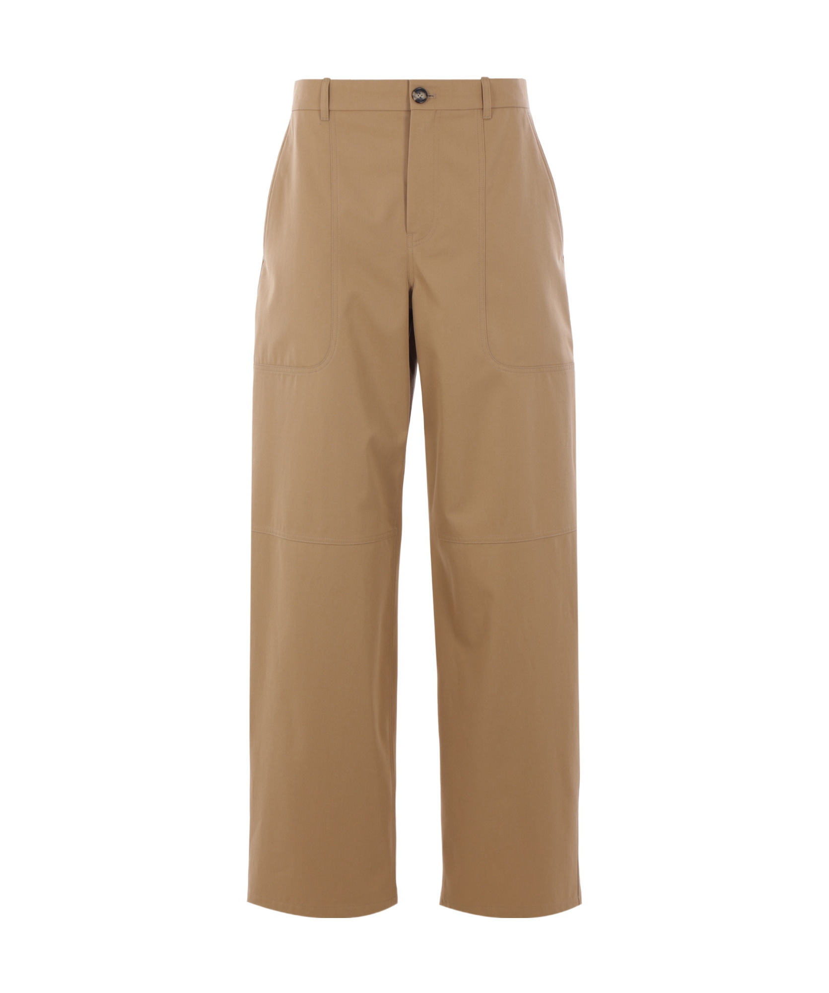Loewe Cotton Carpenter Trousers In Brown
