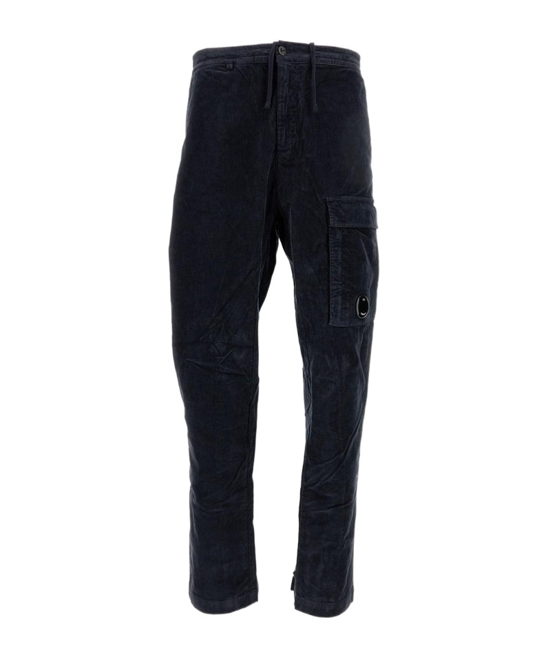 C.p. Company Cargo Pant In Corduroy In Black