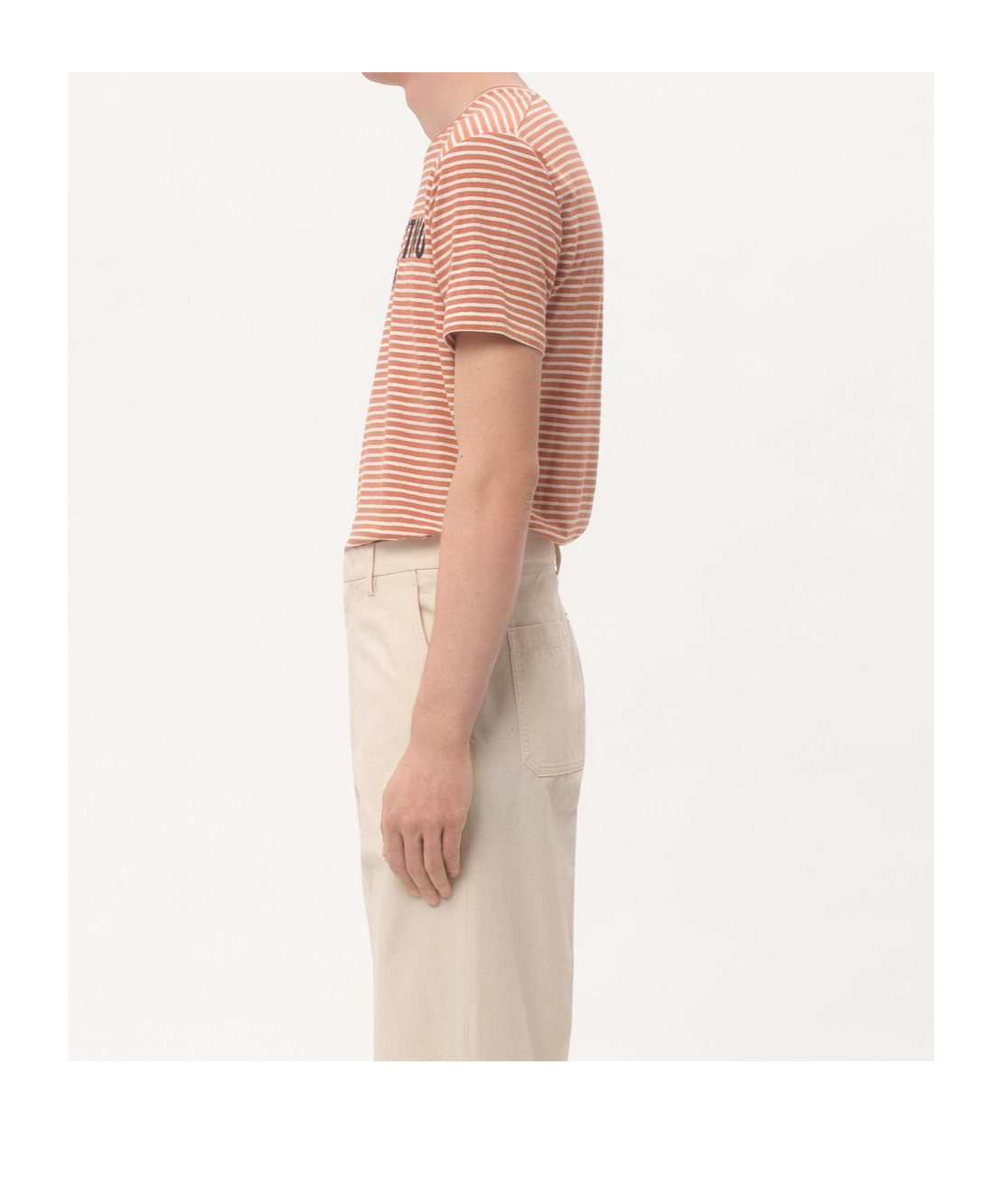 Valentino Item O-neck Short-sleeved T-shirt In Nude
