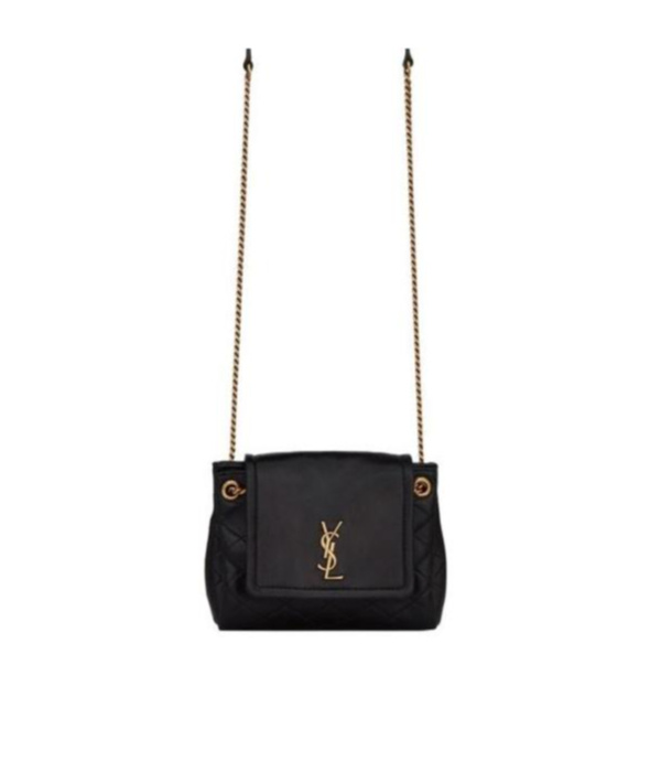 Saint Laurent Mini Nolita Bag In Black